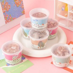 Children Plant Small Potted Plants in Kindergarten Sunflower Plants Students Observe Green Plant Seed Box DIY Mini Blind Box