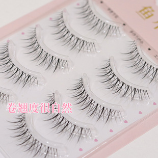 Fish Xiaoya M10 natural comic sense false eyelashes grafting novice three-dimensional curling new gentle large favorably