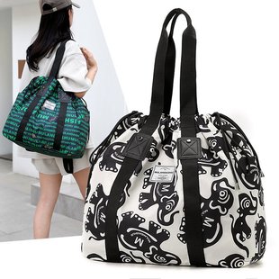 Trendy Brand Color Printed Backpack Women's 2024 New Fashion Women's Printed Large Capacity Travel Lightweight Backpack