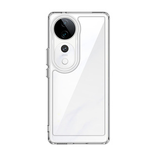 Трансграничное применение чехол для телефона ViVO S19 Pro V40 5G прозрачный акриловый цвет защиты от падения мягкий чехол