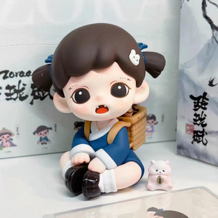 Три поколения Zoraa Linglong Fu Series Blind Box TNTSPACE Новый Baby Zoraa 3 Поколение Tide Play Игрушки ручной работы