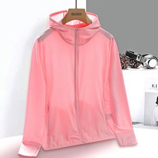 Cross-border wholesale sunscreen clothing for men and women with the same summer new couples sunscreen clothing outdoor fishing sunscreen clothing light and thin transparent