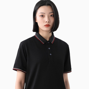 Work clothes custom ogo embroidery l summer cotton T-shirt culture lapel polo shirt short sleeve clothes custom printing work clothes