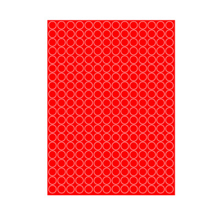 Processing dot color sticker rework repair Mark A5 dot sticker coated paper round adhesive sticker label