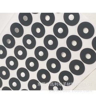 18650 21700 26650 32650 lithium battery black PC positive insulation hollow paste gasket isolation sheet