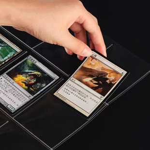 Wholesale in stock A411 hole core card book inner page transparent PP album Inner page loose-leaf book inner core loose-leaf core replacement bag