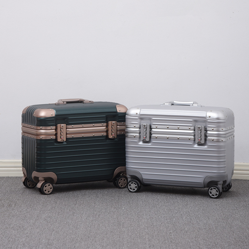 Flip-Top Photography Equipment Suitcase, Tool Box, Travel Case, Pilot's Suitcase, Men's and Women's Leather Suitcase, Carry-On Suitcase, Jiaxing Trolley Case