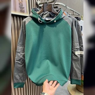 Autumn 2024 New Couple Hong Kong Style American Round Neck Sweater Men's Loose Long Sleeve T-Shirt Base Shirt Jacket