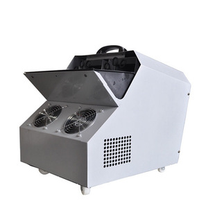 Full automatic remote control LED two-wheel smoke bubble machine smoke bubble machine bar wedding bubble machine stage dedicated