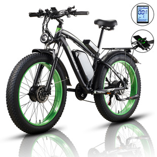 Manufacturer Wholesale Ebycco Electric Bicycle Cross-Border E-Commerce Dropshipping 26*4.0 Fat Tire Electric Mountain Bike
