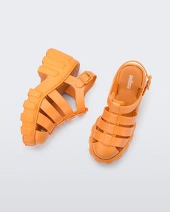 Летние женские модные сандалии Melissa в том же стиле на высоком каблуке на платформе, на толстом каблуке, плетеная римская повседневная женская обувь Bauw, модная