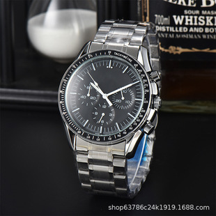 AliExpress cross-border foreign trade factory direct high quality six-pin multifunctional quartz men's business watches wholesale