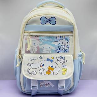 New Student School Bag Cute Capybara Cartoon Cute High School Student Large Capacity Japanese Backpack