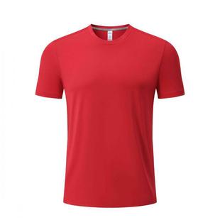 high quality quick-drying T-shirt short-sleeved ice silk advertising shirt overalls sports marathon breathable clothes logo