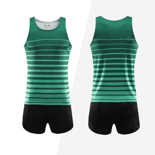 Track and Field Suit Sportswear Suit Men's and Women's Running Suit Sports Student Training Suit Track and Field Competition Suit Marathon Suit Summer