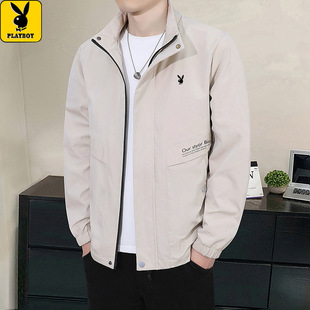 A generation of hair brand casual jacket men's 2024 spring and autumn tooling Korean trend slim fit sports men's company