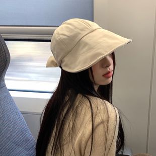 South Korea summer sun protection hat fisherman hat sun protection thin UV protection peaked cap all-match sun hat female fashion