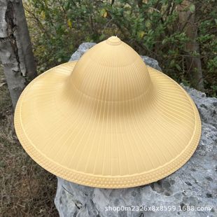 Rainproof Bucket Hat Sunshade and Rainproof Plastic Waterproof Hat Outdoor Sun Protection for Men and Women Agricultural Large Brim Fishing Wholesale