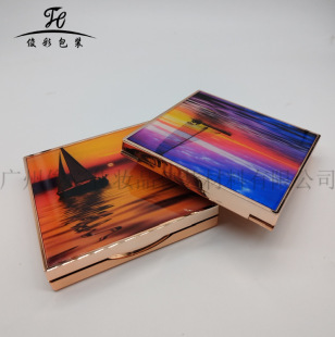 Manufacturer's 9-color Plaid Eye Shadow Empty Plate Box Beauty Package Blush Box Can Be Printed with logo