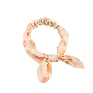 Spot Wholesale Colorful Bulk Women's Geometric Pure Color Floral Satin Korean Fashion Hair Accessories Small Intestine Hair Ties