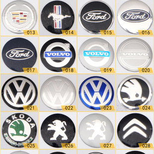 Car Personality Sticker Modified Hub Center Cover Car Label 56mm Hub Cover Label Hub Cover Label 56mm Label