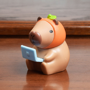 Blind box Capybara small bean kappibala capybara hand doll cartoon doll cake ornaments gift