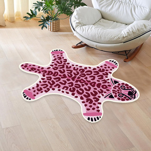 New Amazon temu imitation animal fur floor mat living room home decoration dirty easy to take care of imitation cashmere carpet