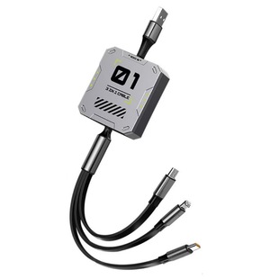 Трансграничный новый 120W Быстрое зарядное устройство Двойной PD Двойной USB Многопорный европейский датчик США зарядная головка механика кабель для передачи данных