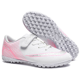Cross-border 2024 Summer and Autumn New Low-top Velcro Football Shoes Big Kids Competition Spike Broken Nail Training Football Shoes