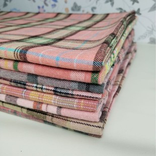 21 polyester cotton plaid fabric 150g sanding yarn-dyed plaid shirt