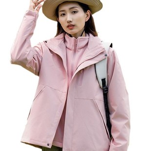 Storm Grade Charge Clothing Three-in-One Men's and Women's Mountaineering Suit Coat Cold-Resistant Windproof Waterproof Removable Inner Liner Two-Piece Set