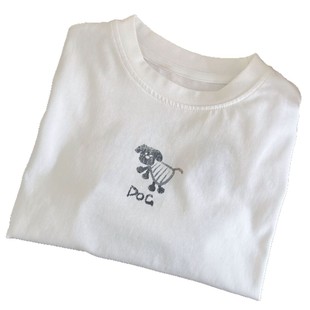 Men's and Women's Korean-style Casual Loose Cartoon Printed Long-sleeved T-shirt for Spring and Summer Children's All-match Top