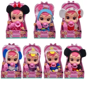 Кукла Cry Baby из ПВХ 8–12 дюймов пьёт воду и плачет