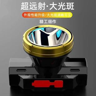 Светодиодная ночная рыбалка сильный свет налобный фонарь USB перезаряжаемая литиевая батарея маленький налобный фонарь Рыбалка Открытый патруль Кемпинг Налобный фонарик