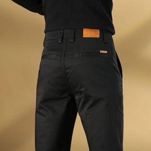 Casual Pants Men's Straight Autumn and Winter All-match Simple Pants Men's High-end Business Fashion Men's Pants Men's Trousers