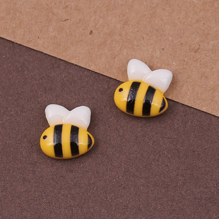 Cartoon Pooh Donut Bear Resin Accessories DIY Nail Art Accessories Hair Accessories Stationery Box Patch Decoration Bee