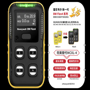 Honeywell Honeywell BW Flex4 portable wireless four-in-one gas detector report