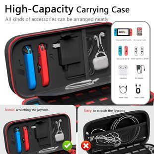 Factory Direct Sales Nintendo Switch Oled Hard Shell Multifunctional Cosmetics Bag EVA Game Bag NS Game Handbag
