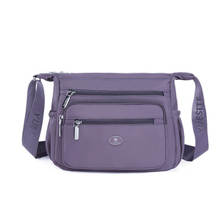 Wide Shoulder Strap Shoulder Bag Oxford Cloth Crossbody Bag 2024 New Cross-border Lightweight Women's Bag Middle-aged Women's Shoulder Bag for Moms