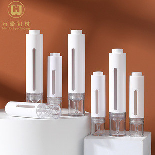 in stock 15ml Eye Cream Plastic Press Dropper Press Dropper Bottle Skin Care Essence Dropper Bottle Round Vacuum