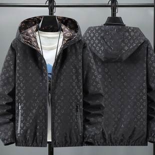 Spring and Autumn jacket men's new hooded men's coat Korean fashion handsome men's jacket casual jacket windbreaker men