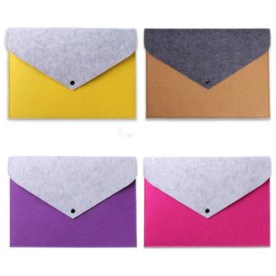 Felt File Bag Simple Portable File Storage Bag A4 Felt File Bag Office Information Bag File Storage Bag