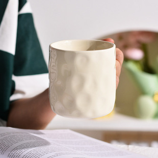 Cream style ceramic cup water cup new couple mug ceramic coffee cup milk cup home breakfast cup