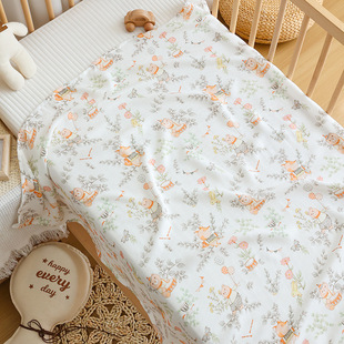 Newborn Baby Blanket Summer Thin Baby Bamboo Fiber Ice Silk Blanket Kindergarten Children Nap Air Conditioning Towel Quilt