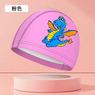 PU swimming cap for boys and girls waterproof and comfortable new universal high elastic non-tightening swimming cap for students and older children Wholesale