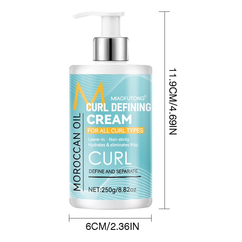 Cross-border 100ml Elastin Curly Hair Styling Cream Moisturizing Fluffy Hair Care Dispersive Conditioning Agent