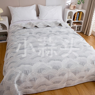 Six-layer gauze soft mat wholesale cotton washable gauze bed cover sweat-absorbent breathable winter constant temperature gauze soft mat