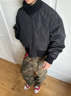 Американская High Street bomber Пилотная куртка хлопчатобумажная одежда для мужчин и женщин весна и осень cleanfit укороченные куртки