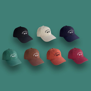 High quality South Korea green baseball cap women's spring and summer versatile ins street letter peaked cap couple Men's Fashion