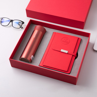 Le Kou Thermos Cup Notebook suit Business Office Meeting Company Commemorates Anniversary Accompanying Ceremony Custom logo